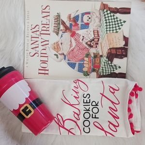 Wilton Book of Recipes & Ideas- Santa Dish Cloth & Santa Travel Cup